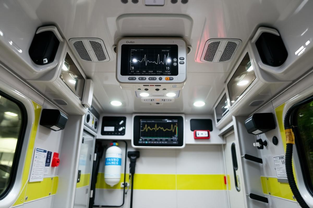 Ambulance interior